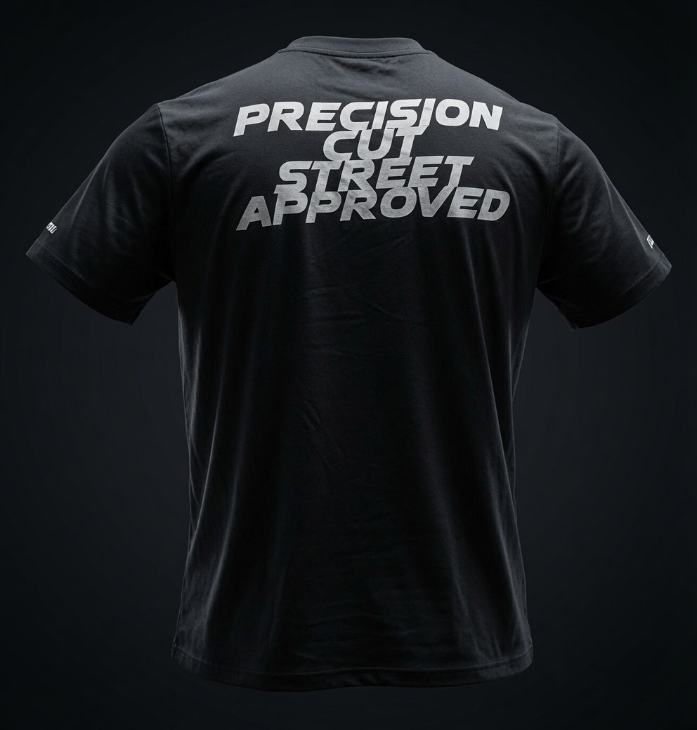 Precision Cut Street Approved Tee — Reflective Nylon