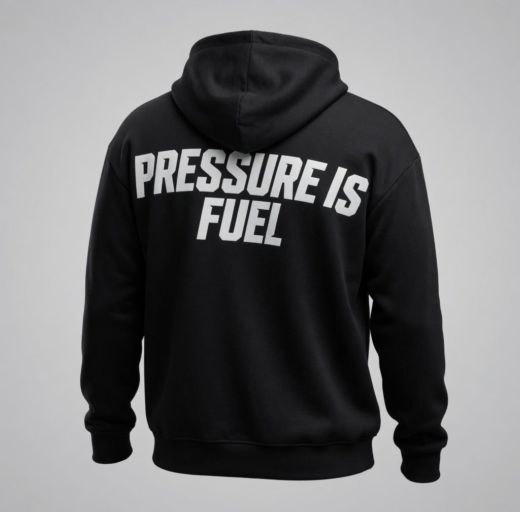 Pressure Is Fuel Reflective Hoodie