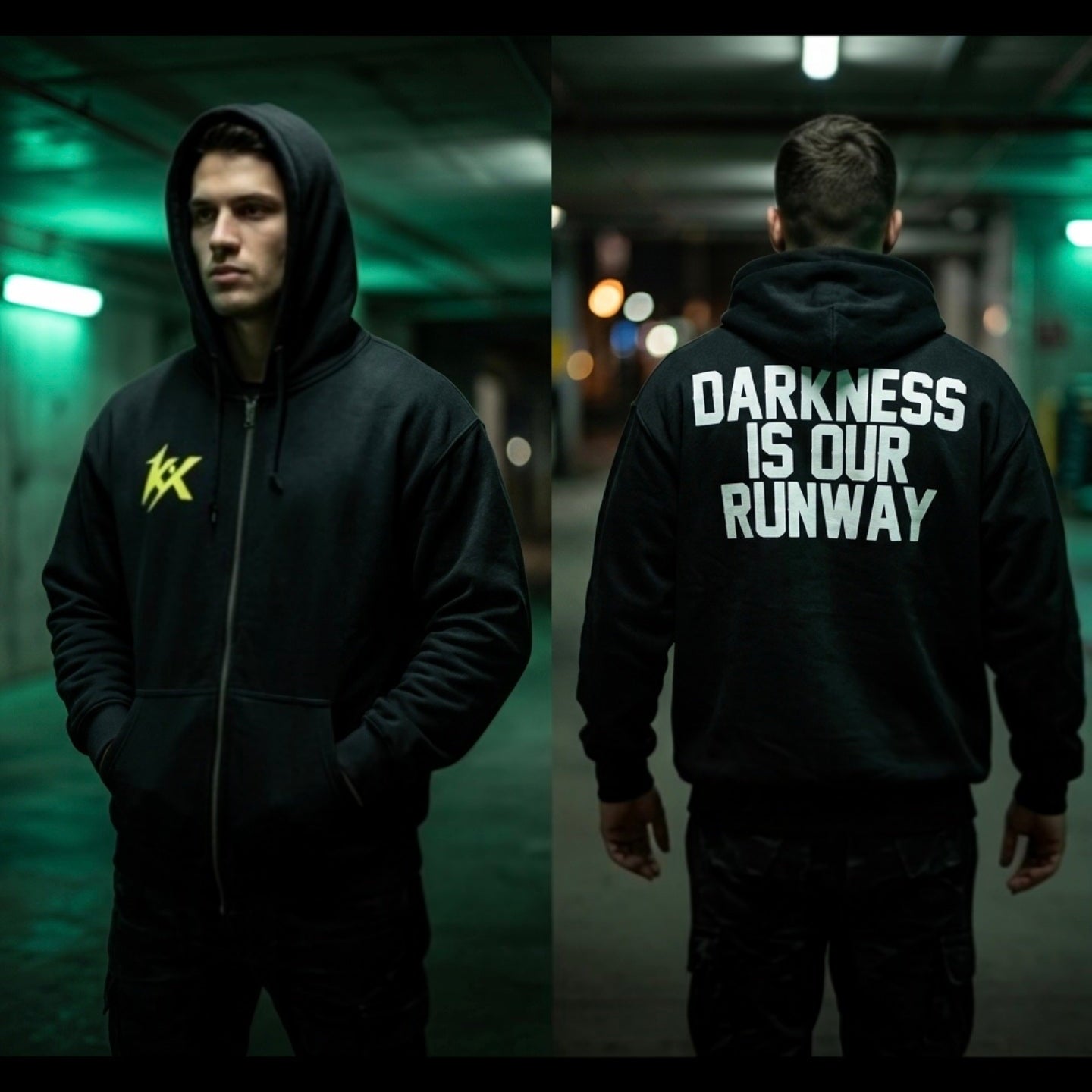 Every Street Is Our Runway Hoodie — KineryX Reflective Series