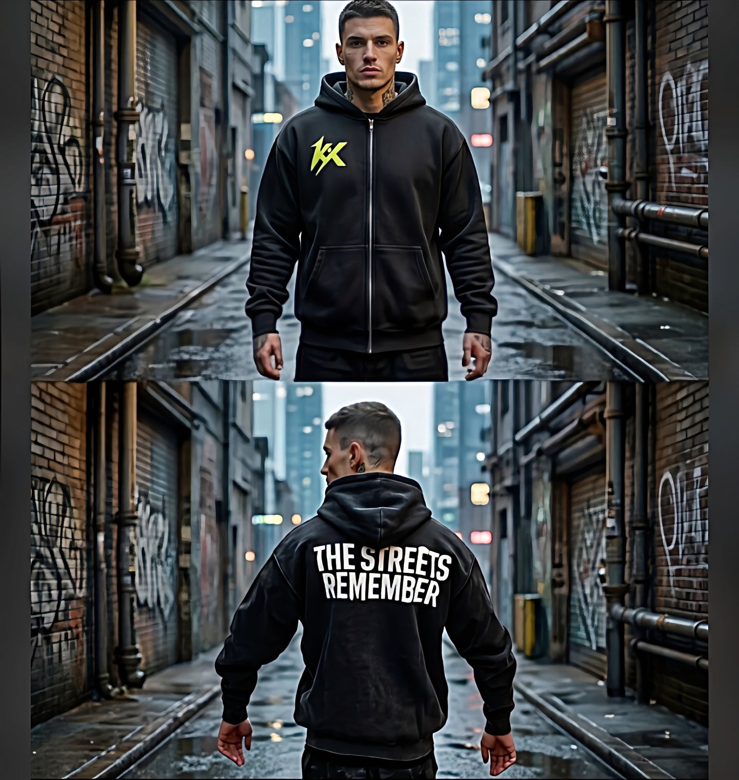 The Streets Remember Hoodie — KineryX Reflective Series