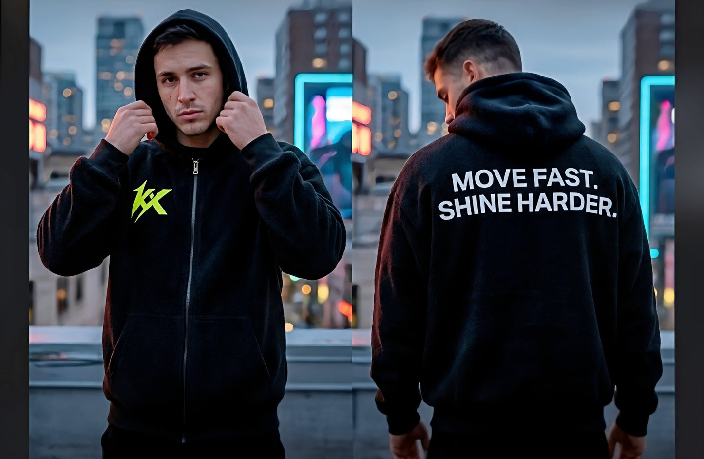 Move Fast. Shine Harder. Hoodie
