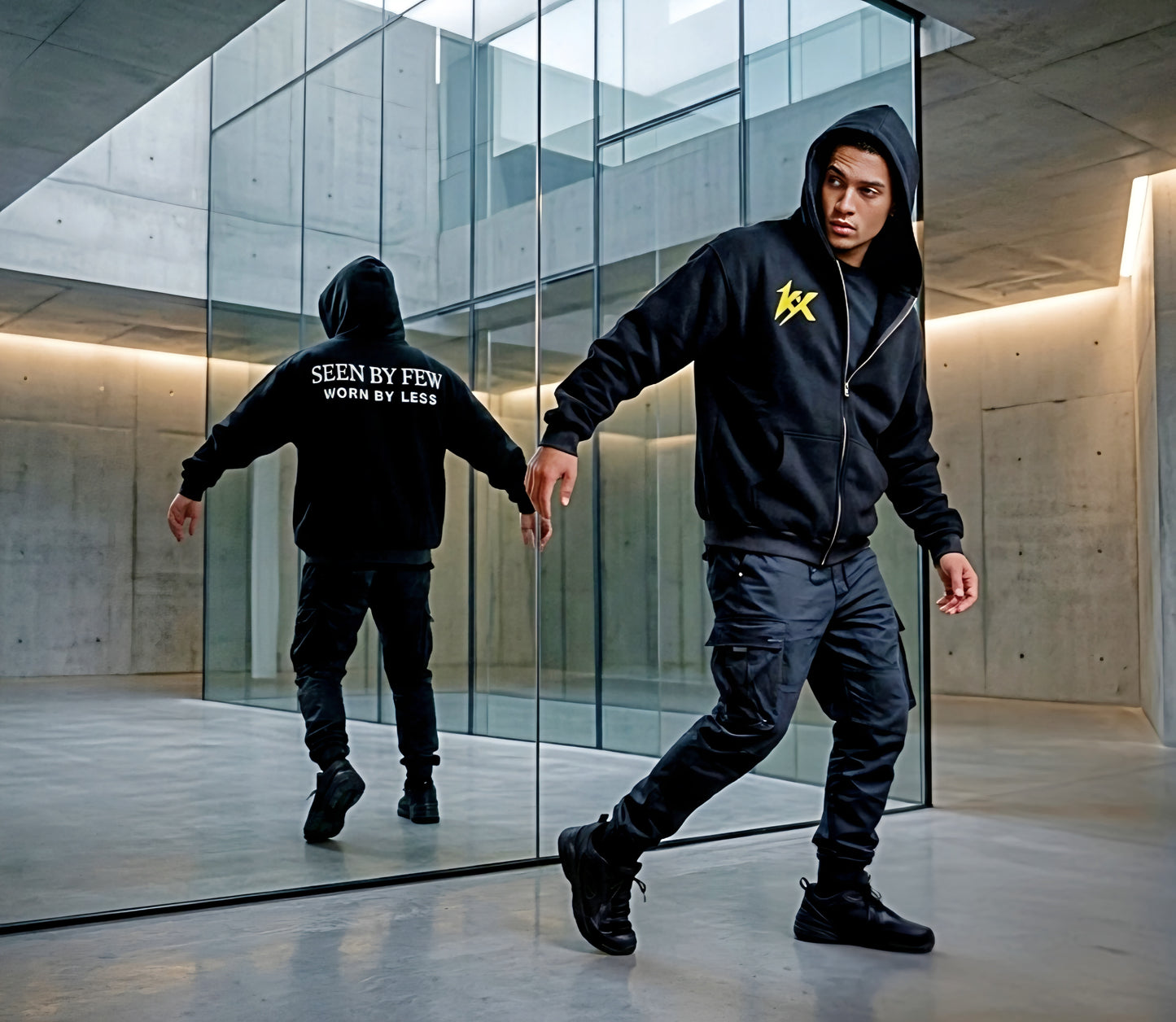 Seen By Few Hoodie — KineryX Reflective Series