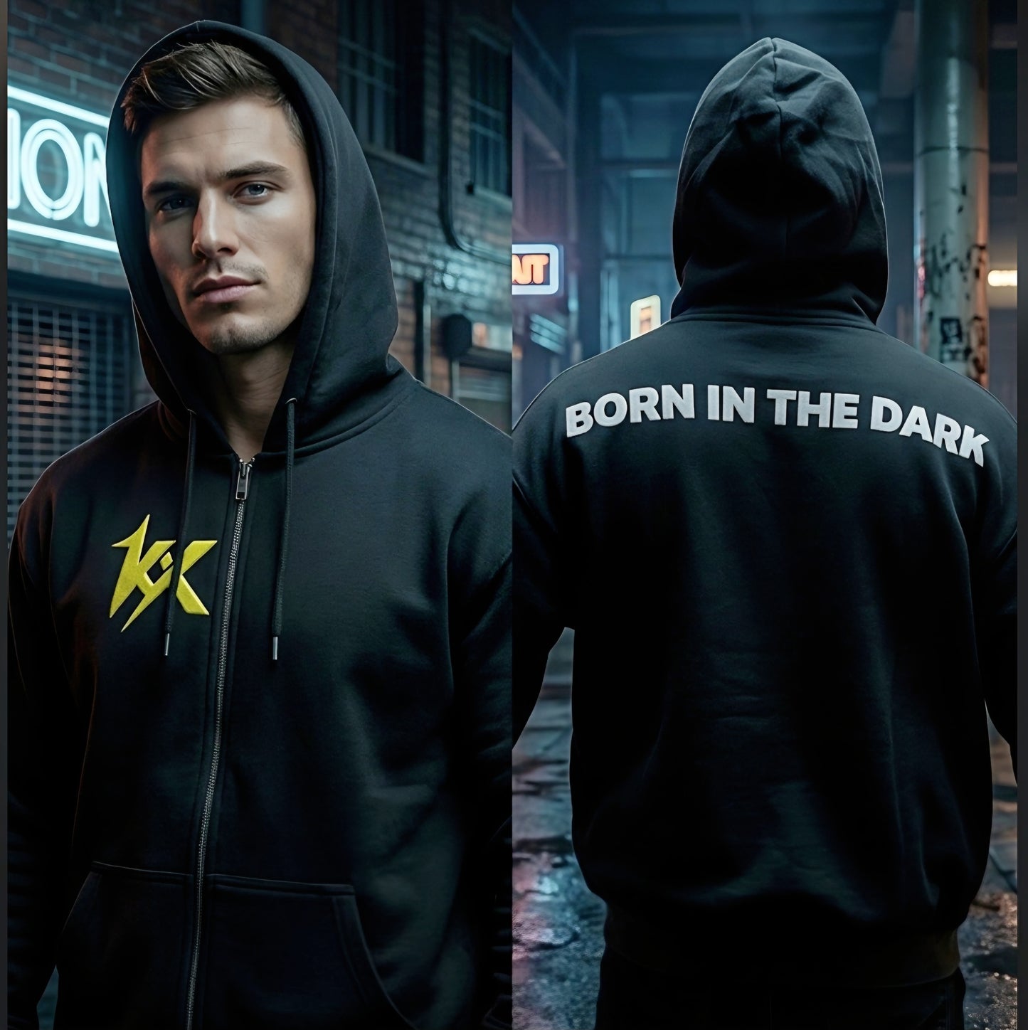 Born to Perform Hoodie — KineryX Reflective Series