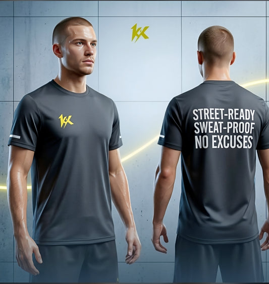 No Excuses T-shirt – Streetklar Ydeevne