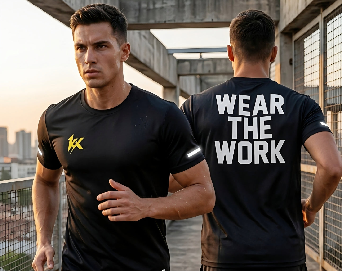 Wear The Work Tee — Premium Reflective Vinyl