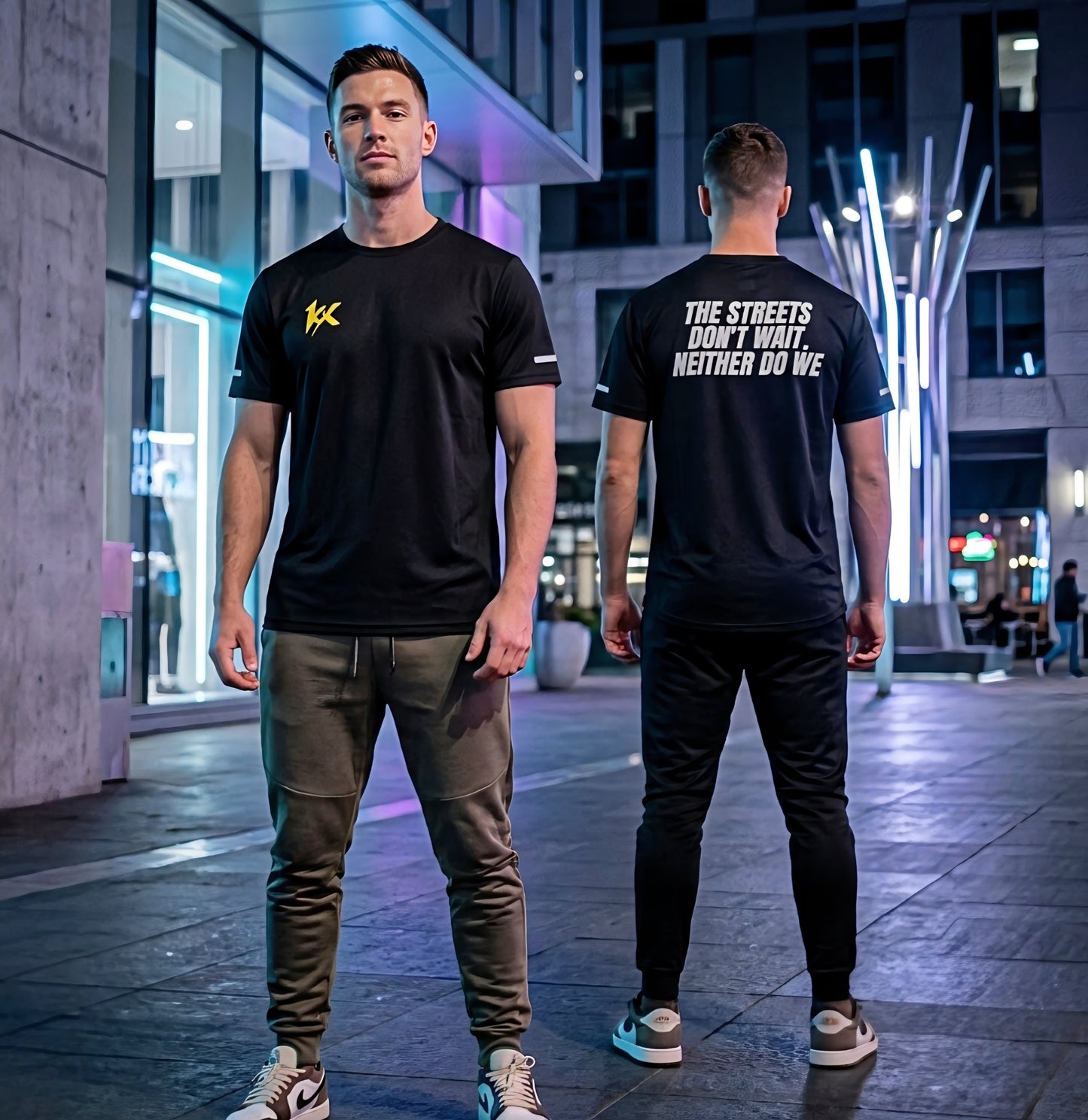 Streets Don't Wait Tee — Reflective